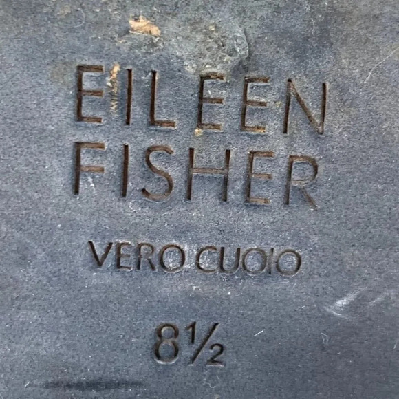 Eileen Fisher Women's Peer Suede Leather Ankle Stacked Heel‎ Booties Size 8.5 - Picture 9 of 14